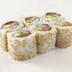 California rolls saumon gingembre le comptoir à sushis