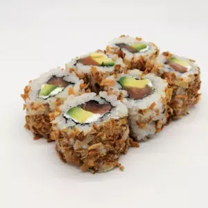 Crispy california rolls saumon le comptoir à sushis
