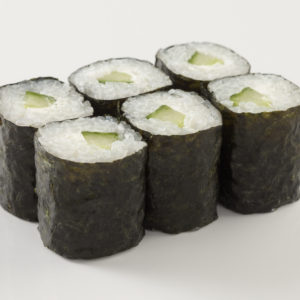 Maki concombre fromage menthe