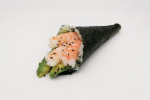 Temaki crevette le comptoir à sushis