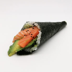 Temaki saumon le comptoir à sushis
