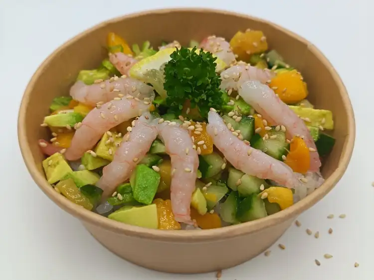 Salade de crevettes - Le Comptoir à Sushis